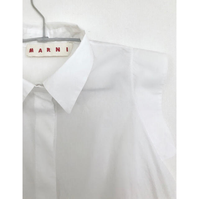 Marni(マルニ)のMarni デザインフレアブラウス　 レディースのトップス(シャツ/ブラウス(半袖/袖なし))の商品写真