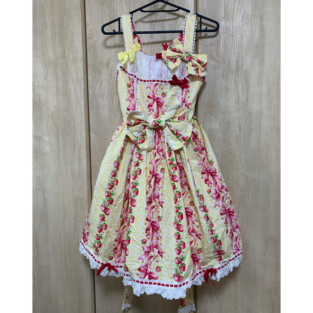 Angelic Pretty スウィートリボンストロベリーJSK