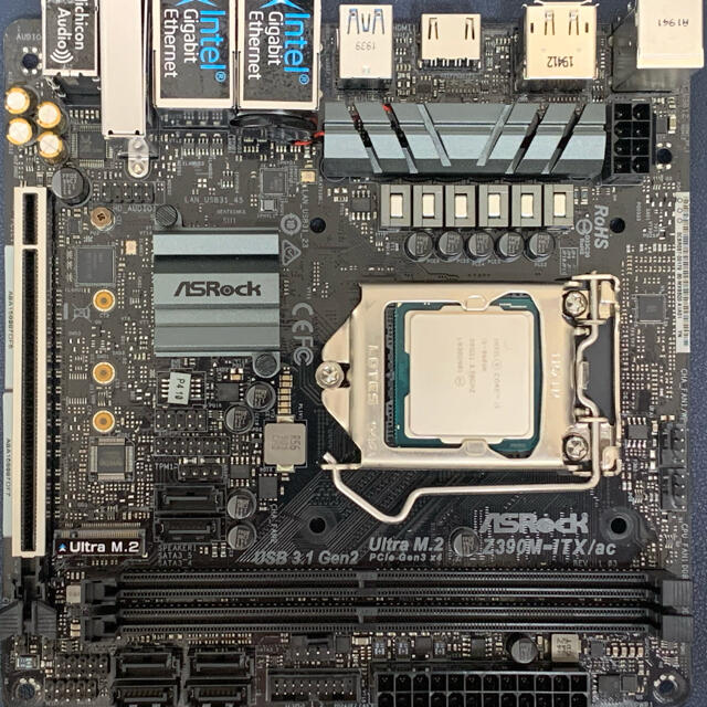 【本日限定】intel i5 9600K、ASRock Z390M-ITX/ac