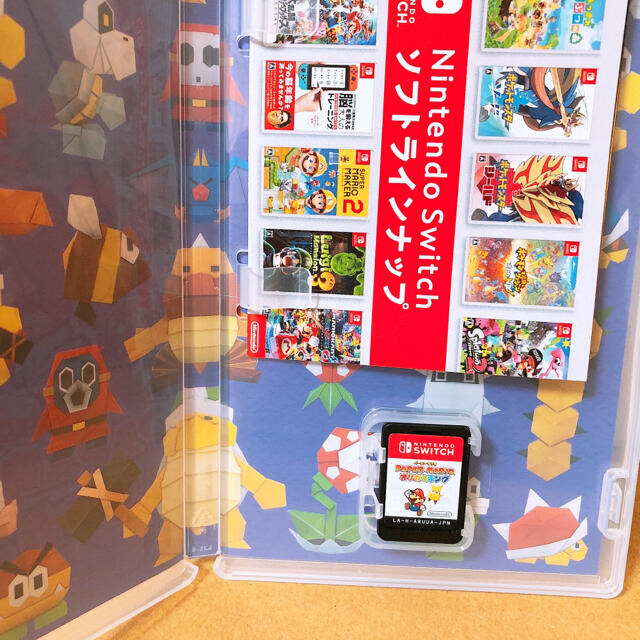 Nintendo Switch(ニンテンドースイッチ)のペーパーマリオ オリガミキング Switch【あん様専用】 エンタメ/ホビーのゲームソフト/ゲーム機本体(家庭用ゲームソフト)の商品写真