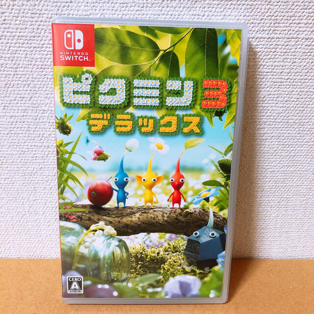 Nintendo Switch(ニンテンドースイッチ)のピクミン3 デラックス Switch エンタメ/ホビーのゲームソフト/ゲーム機本体(家庭用ゲームソフト)の商品写真