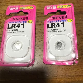 マクセル(maxell)の電池　LR41アルカリボタン電池(PC周辺機器)