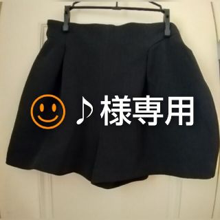 マーキュリーデュオ(MERCURYDUO)のマーキュリーデュオ ショートパンツ 黒(ショートパンツ)