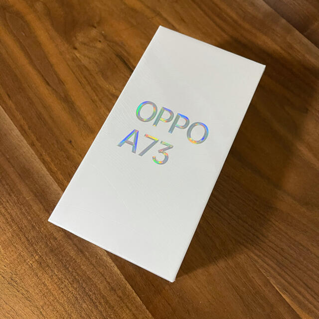 OPPO A73 ネービーブルー　新品、未開封スマートフォン/携帯電話