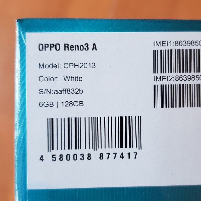 oppo reno3A