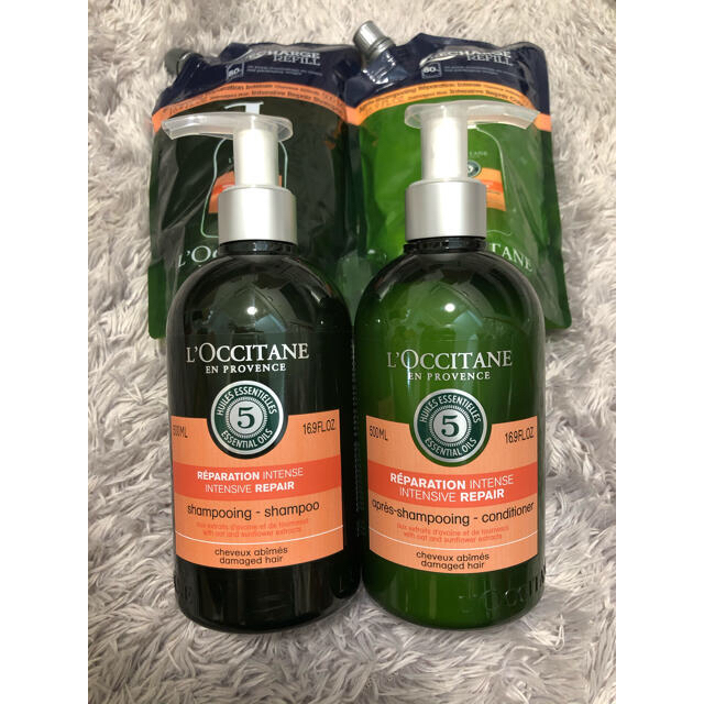 L'OCCITANE(ロクシタン)の【新品未使用】ロクシタンシャンプーコンディショナー500ml コスメ/美容のヘアケア/スタイリング(シャンプー/コンディショナーセット)の商品写真