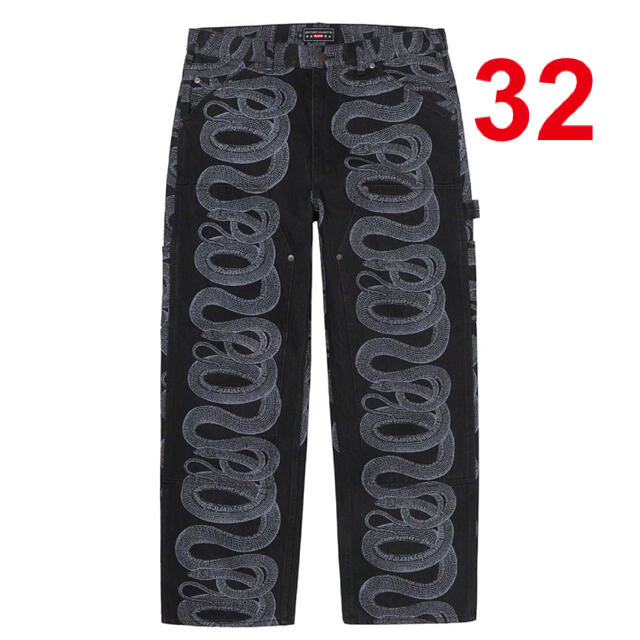 Supreme HYSTERIC Snake Painter Pant 32パンツ