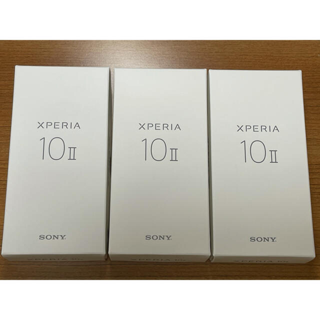 Xperia - Xperia10 Ⅱ SIMフリー　新品未使用　ブラック　３台　国内正規品