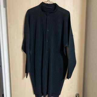 イッセイミヤケ(ISSEY MIYAKE)のhomme plisse ロングシャツジャケット(シャツ)