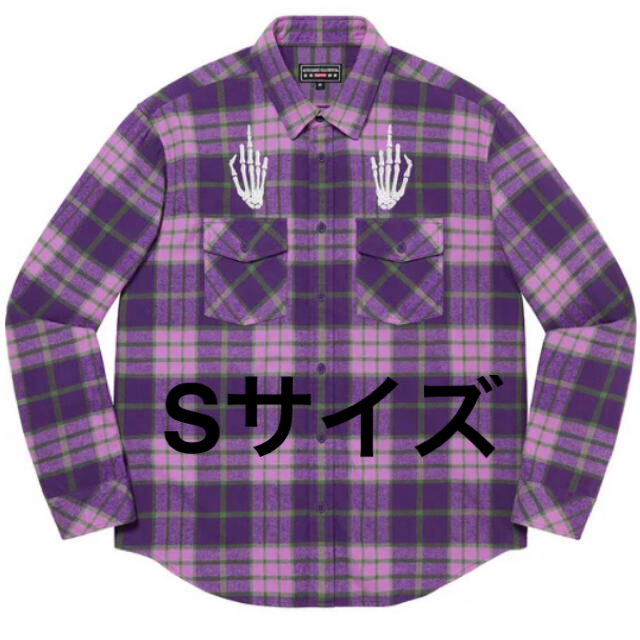 supreme plaid flannel shirtシャツ