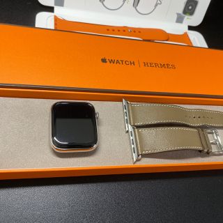 アップルウォッチ(Apple Watch)の【美品】HERMES アップルウォッチ 44mm エルメス Applewatch(腕時計(デジタル))