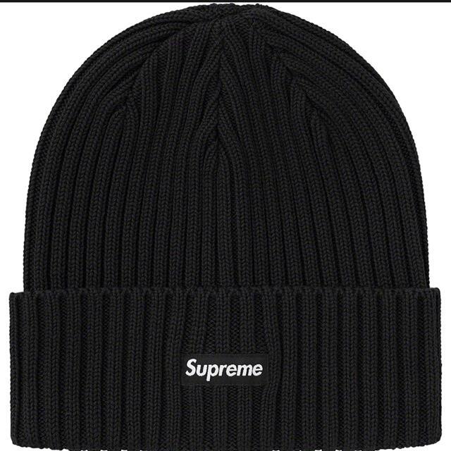 メンズシュプリーム ビーニー21ss Overdyed Beanie Black