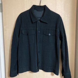 イッセイミヤケ(ISSEY MIYAKE)のhomme plisse トラッカージャケット(ブルゾン)