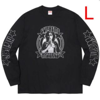 シュプリーム(Supreme)のSupreme Hysteric Glamour L/S Tee ブラック L(Tシャツ/カットソー(七分/長袖))