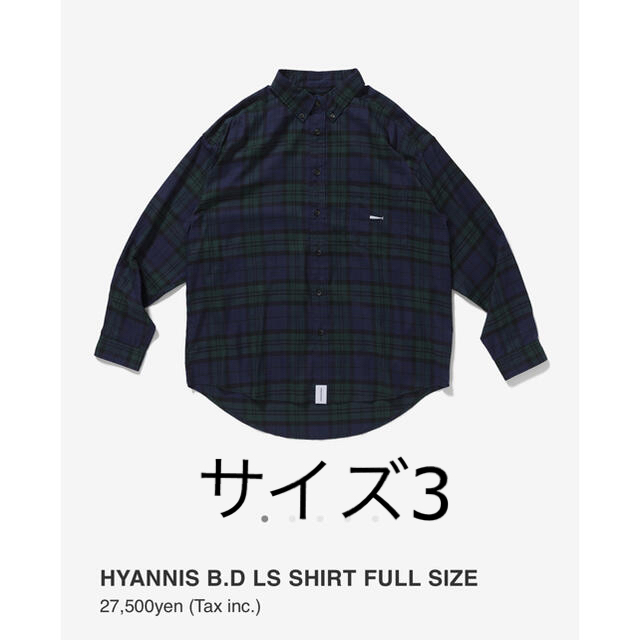 定価以下 DESCENDANT 21ss HYANNIS B.D SHIRTS