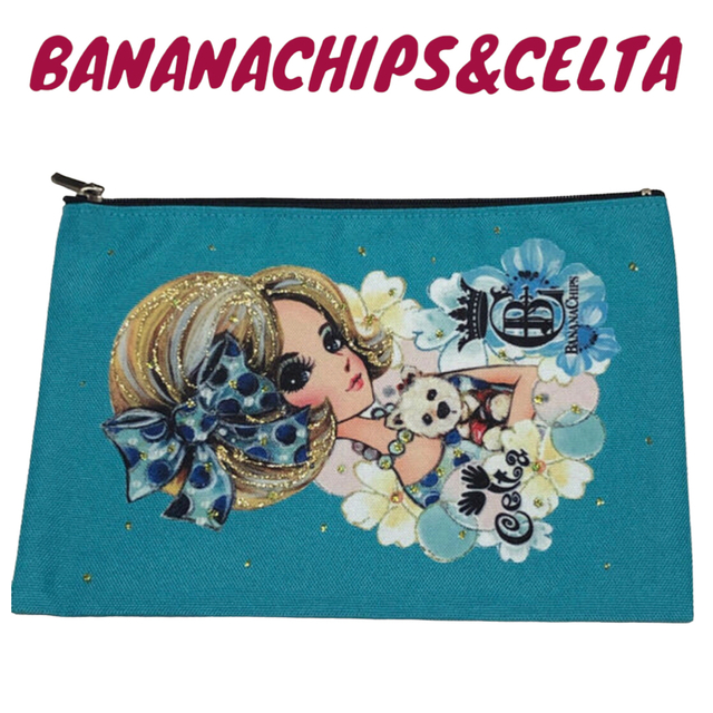 BANANA CHIPS(バナナチップス)のB1 BANANACHIPS&CELTA ポーチ キッズ/ベビー/マタニティのこども用ファッション小物(その他)の商品写真