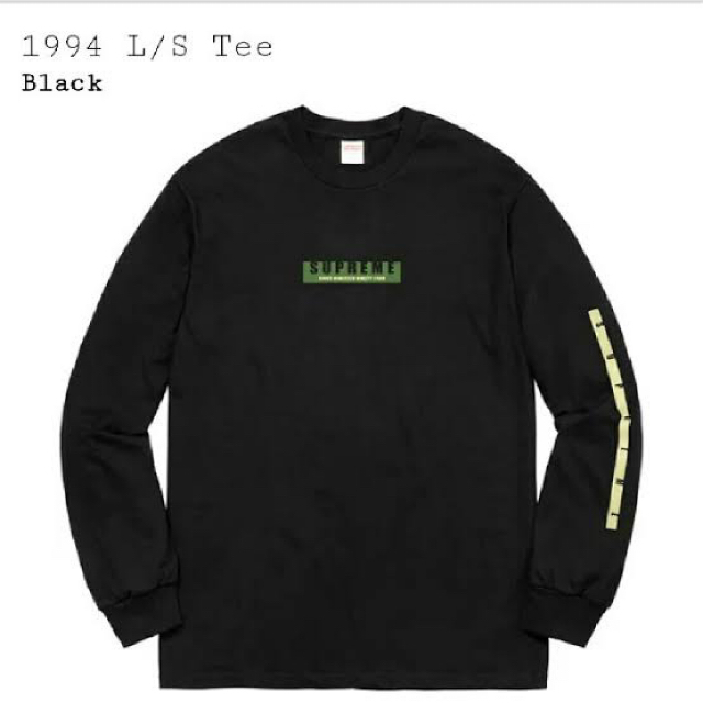 Supreme 18AW 1994 L/S Tee ロンt tシャツ - Tシャツ/カットソー(七分 ...