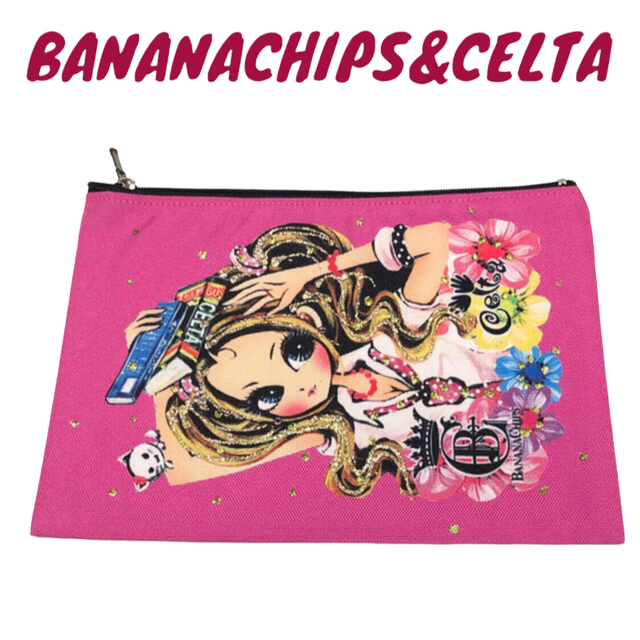 BANANA CHIPS(バナナチップス)のB1 BANANACHIPS&CELTA ポーチ キッズ/ベビー/マタニティのこども用ファッション小物(その他)の商品写真