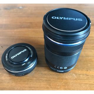 オリンパス(OLYMPUS)のオリンパス　レンズ　14-42mm EZ ED 40-150mm セット(レンズ(ズーム))