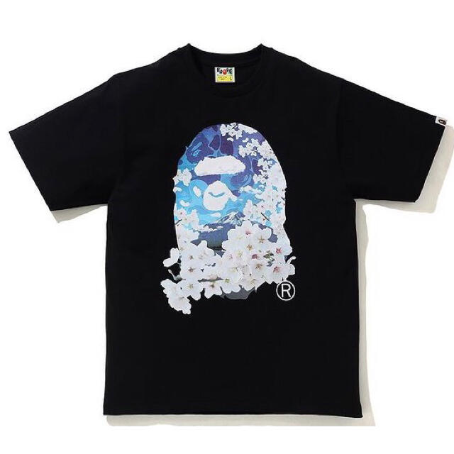 SAKURA PHOTO APE HEAD TEE COLOR BLACK L