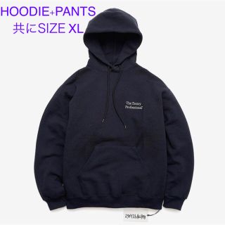 ワンエルディーケーセレクト(1LDK SELECT)のエンノイとスタイリスト私物　HOODIE+SWEAT PANTS(NAVY)(パーカー)