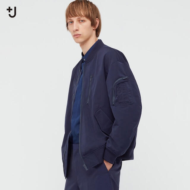 ユニクロ　UNIQLO ＋J ジルサンダー　オーバーサイズブルゾン　Lサイズ