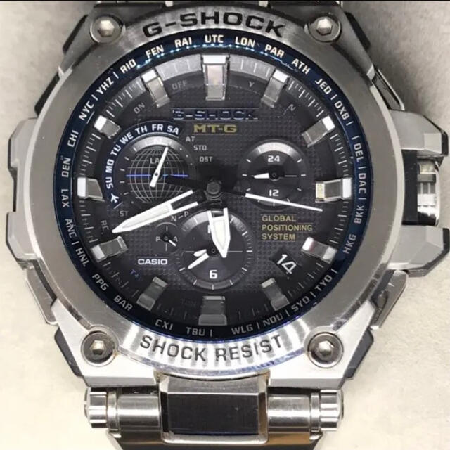 G-SHOCK MTG-G1000 ブルー　電波ソーラー CASIO 腕時計