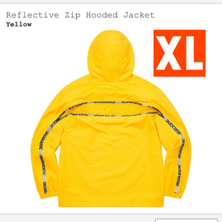 シュプリーム(Supreme)のsupreme reflective zip hooded jacket XL(ナイロンジャケット)