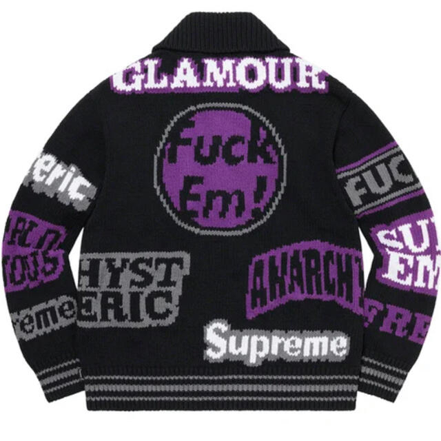 Supreme(シュプリーム)のSupreme HYSTERIC GLAMOUR ロゴジップアップ　セーター メンズのトップス(ニット/セーター)の商品写真