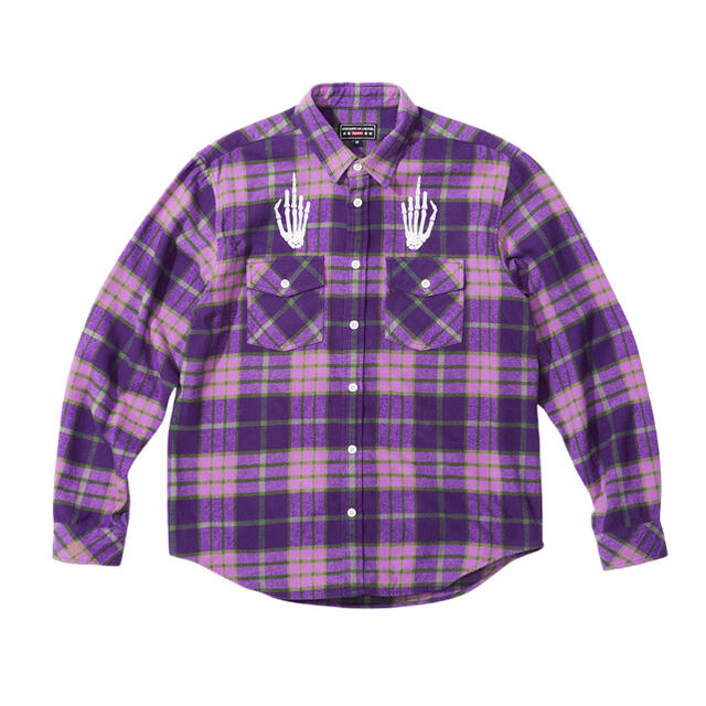 HYSTERIC GLAMOUR Plaid Flannel Shirt　XL