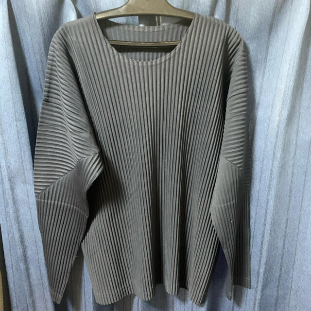 Issey Miyake homme plisse プリーツ ロンT - Tシャツ/カットソー(七分