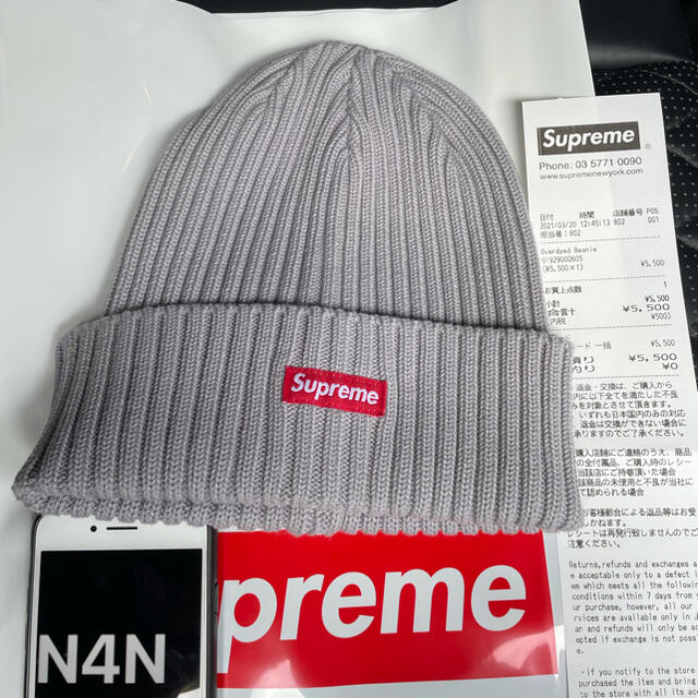 Supreme - Supreme Overdyed Beanie グレー ビーニーの通販 by