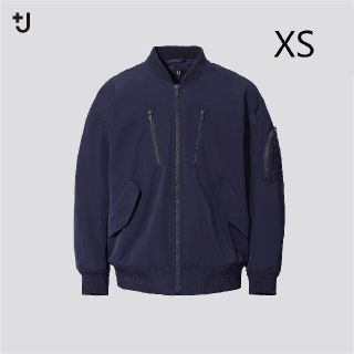 ユニクロ(UNIQLO)のオーバーサイズブルゾン　+j　ユニクロ　XS NAVY ジルサンダー(ブルゾン)