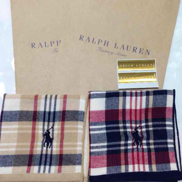 Ralph Lauren(ラルフローレン)の特価♪ラルフローレン タオルハンカチ メンズのファッション小物(ハンカチ/ポケットチーフ)の商品写真