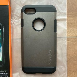 シュピゲン(Spigen)のSpigen iPhone7 ケース タフアーマー ガンメタル(iPhoneケース)