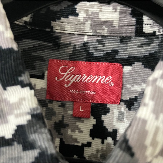 L 黒 supreme Digi Floral Corduroy Shirt | www.innoveering.net