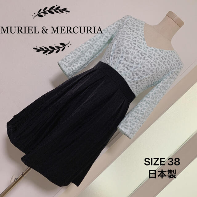 MURIEL&MERCURIA レース ドッキング ワンピース