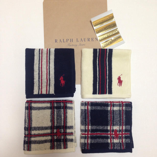 Ralph Lauren(ラルフローレン)の特価♪ラルフローレン タオルハンカチ メンズのファッション小物(ハンカチ/ポケットチーフ)の商品写真