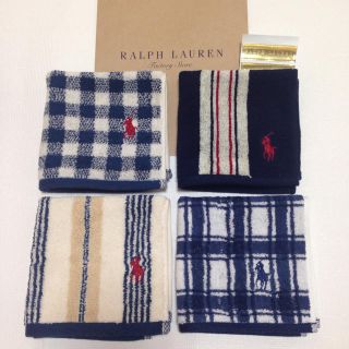 ラルフローレン(Ralph Lauren)の特価♪ラルフローレン タオルハンカチ(ハンカチ/ポケットチーフ)