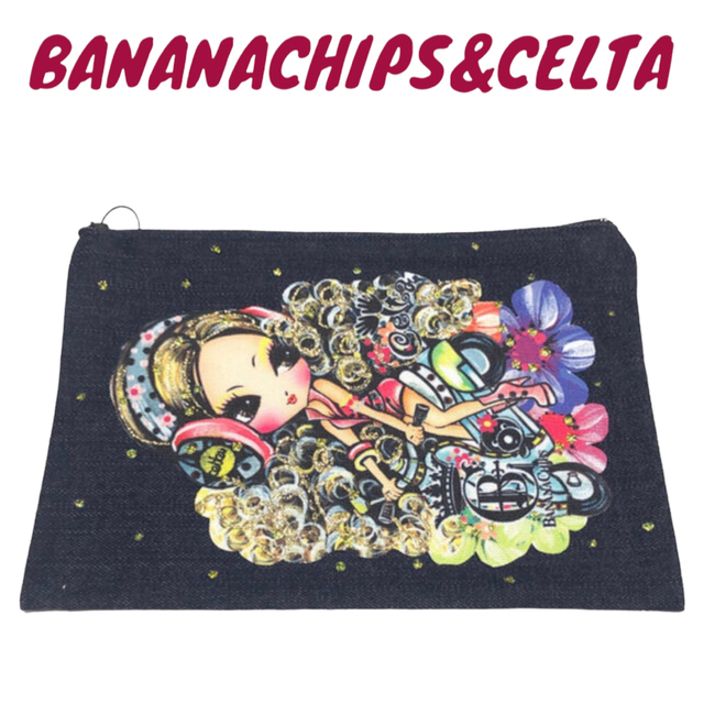 BANANA CHIPS(バナナチップス)のB1 BANANACHIPS&CELTA ポーチ キッズ/ベビー/マタニティのこども用ファッション小物(その他)の商品写真