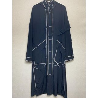 ヨウジヤマモト(Yohji Yamamoto)のsulvam サルバム　ナイロンコート(ロングコート)