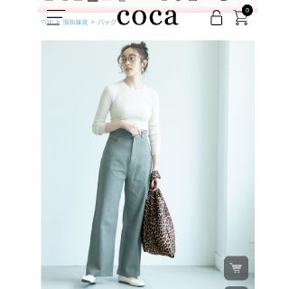 coca  フェイクスウェードバック(トートバッグ)