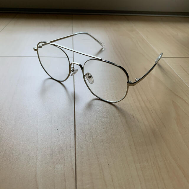 no brand clear lens sunglasses  メンズのファッション小物(サングラス/メガネ)の商品写真