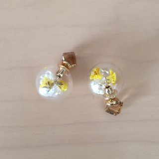 イアパピヨネ(ear PAPILLONNER)のearパピヨネ ガラスドームピアス ２way(ピアス)