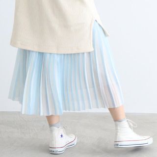 ドットアンドストライプスチャイルドウーマン(Dot&Stripes CHILDWOMAN)のDot＆Stripes CHILD WOMAN プリーツスカート(ロングスカート)