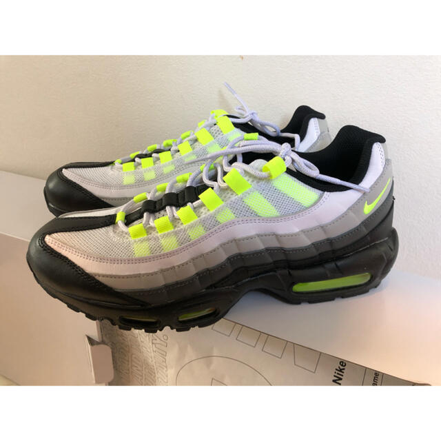 NIKE BY YOU air max 95 イエローグラデ デザインスニーカー