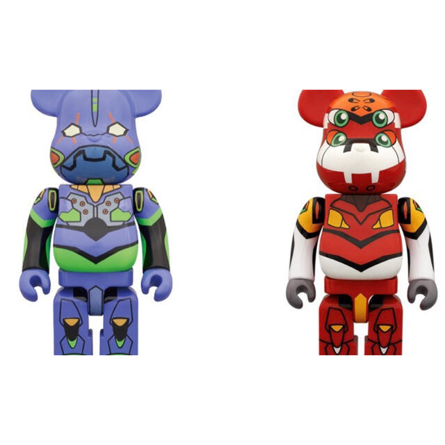 2022 新作】 BE@RBRICK - TOY MEDICOM エヴァンゲリオン初号機 2号機