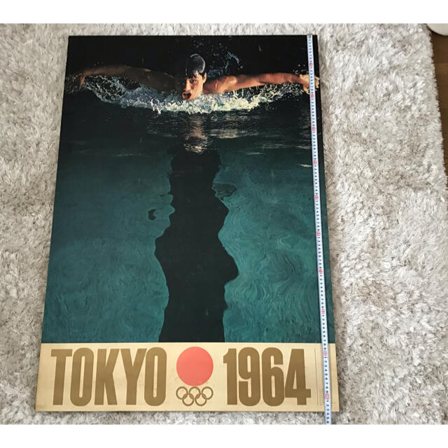 東京オリンピック ポスター 水泳 パネル 1964 お値下げ 最新な 35%割引