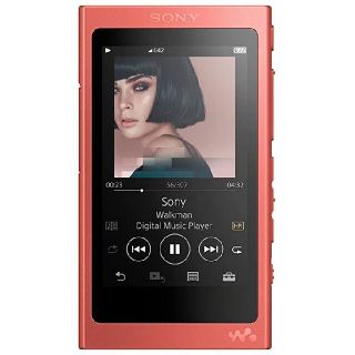 ソニー(SONY)のウォークマン(WALKMAN)　NW-A45 16GB　赤(ポータブルプレーヤー)