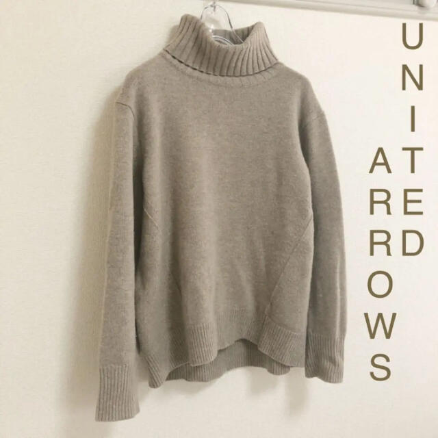 UNITED ARROWS(ユナイテッドアローズ)のUNITED ARROWS カシミヤ混タートルネックニット レディースのトップス(ニット/セーター)の商品写真